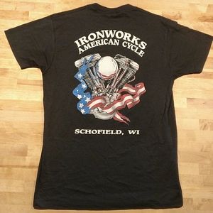 CMJ Sportswear Motorcycle Graphic T-Shirt.